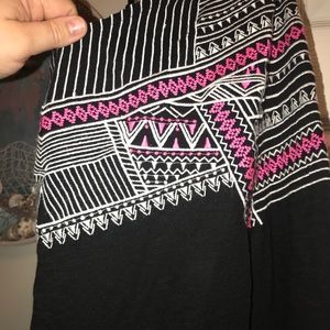 Torrid pink and black tank top